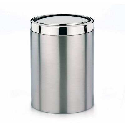kela Schwingdeckeleimer Ari Edelstahl silber matt; 7 l, 19.5x27.5 cm (ØxH); silber kela Schwingdeckeleimer Ari Edelstahl silber matt; 7 l, 19.5x27.5 cm (ØxH); silber