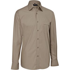 JOBELINE Herrenhemd Marc Langarm; Kleidergröße 37/38; taupe JOBELINE Herrenhemd Marc Langarm; Kleidergröße 37/38; taupe