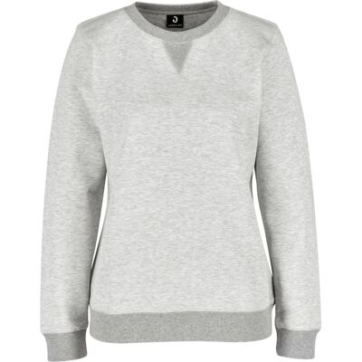 JOBELINE Damensweatshirt Dean Langarm; Kleidergröße XS; hellgrau JOBELINE Damensweatshirt Dean Langarm; Kleidergröße XS; hellgrau