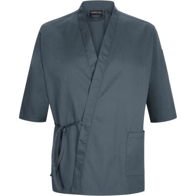 JOBELINE Herrenkochjacke Yuki; Kleidergröße 64; graublau JOBELINE Herrenkochjacke Yuki; Kleidergröße 64; graublau