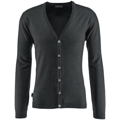 JOBELINE Herrencardigan Cristiano; Kleidergröße L; grau JOBELINE Herrencardigan Cristiano; Kleidergröße L; grau