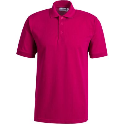 PULSIVA Herren Polo-Shirt Sunny Halbarm; Kleidergröße M; brombeer PULSIVA Herren Polo-Shirt Sunny Halbarm; Kleidergröße M; brombeer