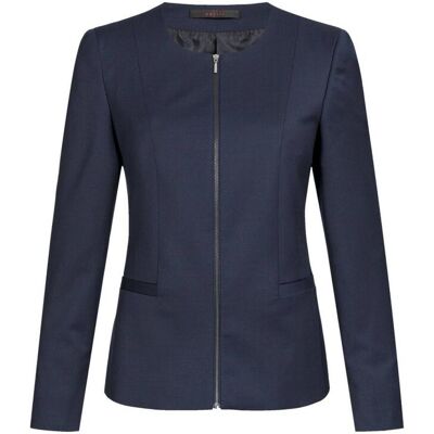 GREIFF Damen-Blazer RF Modern 37.5 Rundhalsausschnitt; Kleidergröße 50; dunkelblau GREIFF Damen-Blazer RF Modern 37.5 Rundhalsausschnitt; Kleidergröße 50; dunkelblau