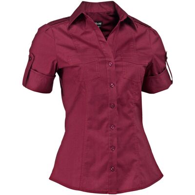 JOBELINE Damenbluse Kate Halbarm; Kleidergröße 34; bordeaux JOBELINE Damenbluse Kate Halbarm; Kleidergröße 34; bordeaux