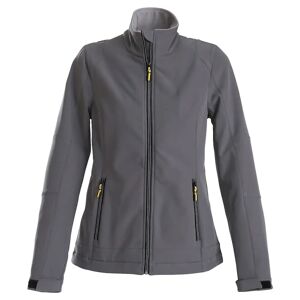 Printer Active Wear Damen-Softshelljacke Mika; Kleidergröße 2XL; grau