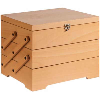 APS Buffet Box SEWING BASKET, Eichenholz; 70.5x37x53.5 cm (LxBxH); braun/schwarz APS Buffet Box SEWING BASKET, Eichenholz; 70.5x37x53.5 cm (LxBxH); braun/schwarz