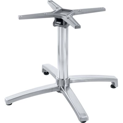 VEGA Outdoor Lounge-Tischgestell Taipa klappbar; 66x66x50 cm (BxLxH); silber VEGA Outdoor Lounge-Tischgestell Taipa klappbar; 66x66x50 cm (BxLxH); silber
