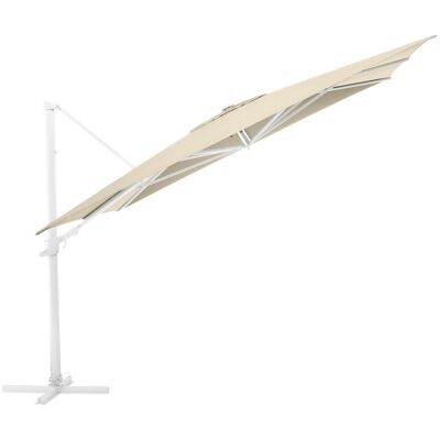KETTLER Schirm UPF 50+ EASY FLEX , mit PU-Beschichtung; 300x300x260 cm (LxBxH); weiß; quadratisch; 3 Stück / Pack KETTLER Schirm UPF 50+ EASY FLEX , mit PU-Beschichtung; 300x300x260 cm (LxBxH); weiß; quadratisch; 3 Stück / Pack