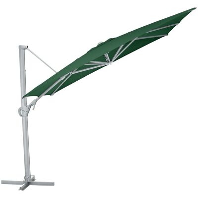 KETTLER Schirm UPF 50+ EASY SWING , mit PU-Beschichtung; 300x300x260 cm (LxBxH); grün; Gestell silber; quadratisch; 3 Stück / Pack KETTLER Schirm UPF 50+ EASY SWING , mit PU-Beschichtung; 300x300x260 cm (LxBxH); grün; Gestell silber; quadratisch; 3 Stück / Pack