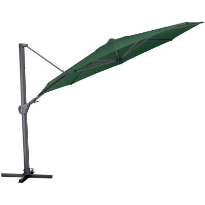 KETTLER Schirm UPF 50+ EASY SWING , mit PU-Beschichtung; 350x350x350x260 cm (LxBxØxH); grün; Gestell anthrazit; rund; 3 Stück / Pack KETTLER Schirm UPF 50+ EASY SWING , mit PU-Beschichtung; 350x350x350x260 cm (LxBxØxH); grün; Gestell anthrazit; rund; 3 Stück / Pack