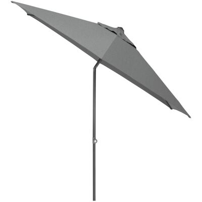 KETTLER Stockschirm rund EASY PUSH LX; 300x300x250 cm (LxBxH); anthrazit; Gestell anthrazit; rund KETTLER Stockschirm rund EASY PUSH LX; 300x300x250 cm (LxBxH); anthrazit; Gestell anthrazit; rund