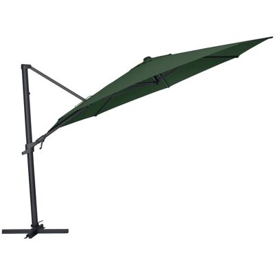 KETTLER Schirm UPF 50+ EASY FLEX , mit PU-Beschichtung; 350x350x350x260 cm (LxBxØxH); grün; Gestell anthrazit; rund; 3 Stück / Pack KETTLER Schirm UPF 50+ EASY FLEX , mit PU-Beschichtung; 350x350x350x260 cm (LxBxØxH); grün; Gestell anthrazit; rund; 3 Stück / Pack