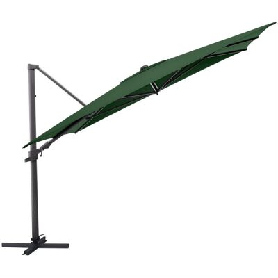 KETTLER Schirm UPF 50+ EASY FLEX , mit PU-Beschichtung; 300x300x260 cm (LxBxH); grün; Gestell anthrazit; quadratisch; 3 Stück / Pack KETTLER Schirm UPF 50+ EASY FLEX , mit PU-Beschichtung; 300x300x260 cm (LxBxH); grün; Gestell anthrazit; quadratisch; 3 Stück / Pack