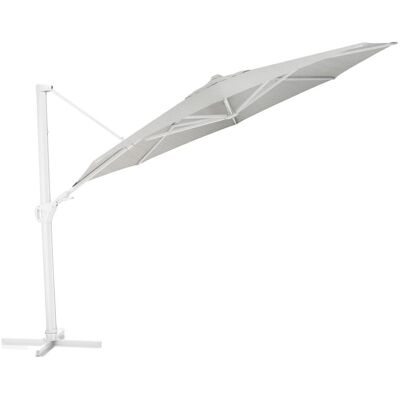 KETTLER Schirm UPF 50+ EASY SWING , mit PU-Beschichtung; 350x350x350x260 cm (LxBxØxH); weiß; rund; 3 Stück / Pack KETTLER Schirm UPF 50+ EASY SWING , mit PU-Beschichtung; 350x350x350x260 cm (LxBxØxH); weiß; rund; 3 Stück / Pack