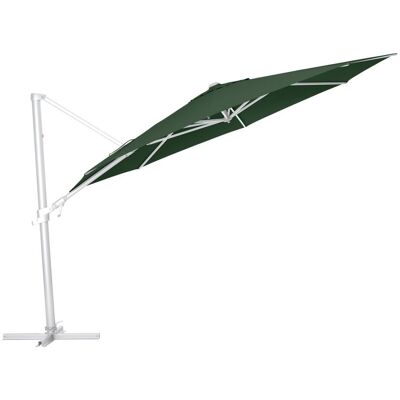 KETTLER Schirm UPF 50+ EASY FLEX , mit PU-Beschichtung; 350x350x350x260 cm (LxBxØxH); grün; Gestell silber; rund; 3 Stück / Pack KETTLER Schirm UPF 50+ EASY FLEX , mit PU-Beschichtung; 350x350x350x260 cm (LxBxØxH); grün; Gestell silber; rund; 3 Stück / Pack
