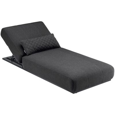 KETTLER Sonnenliege EGO, gepolstert; 213x90x33 cm (LxBxH); Sitz anthrazit, Gestell anthrazit KETTLER Sonnenliege EGO, gepolstert; 213x90x33 cm (LxBxH); Sitz anthrazit, Gestell anthrazit
