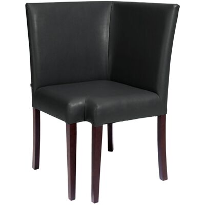 Vega Eckbank Napoli - Wenge, Schwarz, 63x63x95.5 cm - Bänke Vega Eckbank Napoli - Wenge, Schwarz, 63x63x95.5 cm - Bänke