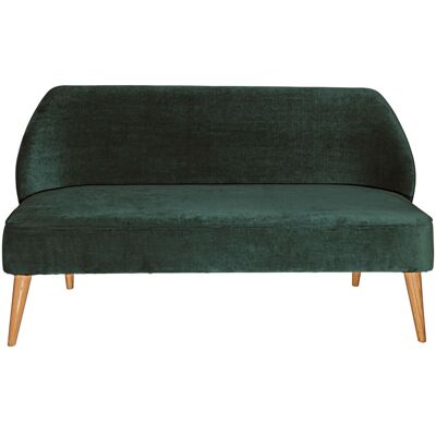 VEGA Sofa Lasse Samt; 155x60x82 cm (BxTxH); Sitz tannengrün VEGA Sofa Lasse Samt; 155x60x82 cm (BxTxH); Sitz tannengrün