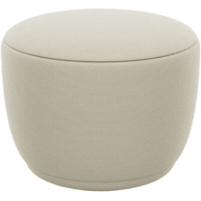 Blomus KUON Pouf - Beige - 45cm H - 48cm Ø - Modernes Design Blomus KUON Pouf - Beige - 45cm H - 48cm Ø - Modernes Design