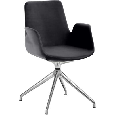 Mayer Sitzmöbel Sessel 2009, Mikrofaser-Stoff, mit Armlehnen; 58x55x88 cm (BxTxH); Sitz anthrazit Mayer Sitzmöbel Sessel 2009, Mikrofaser-Stoff, mit Armlehnen; 58x55x88 cm (BxTxH); Sitz anthrazit