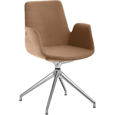 Mayer Sitzmöbel Sessel 2009, Mikrofaser-Stoff, mit Armlehnen; 58x55x88 cm (BxTxH); Sitz hellbraun Mayer Sitzmöbel Sessel 2009, Mikrofaser-Stoff, mit Armlehnen; 58x55x88 cm (BxTxH); Sitz hellbraun