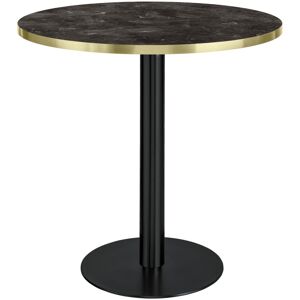 Vega Marvani Stahl Esstisch - Nachgebildete Marmorplatte Vega Marvani Stahl Esstisch - Nachgebildete Marmorplatte