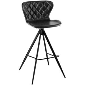 Vega Kansas Indoor Hocker - 52,5x50x104 cm - Schwarz/Hellgrau - Innenbereich Vega Kansas Indoor Hocker - 52,5x50x104 cm - Schwarz/Hellgrau - Innenbereich