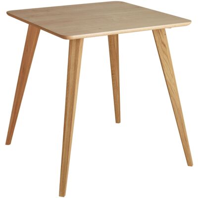 VEGA Esstisch Duneo quadratisch; 75x75x76 cm (LxBxH); Platte eiche, Gestell eiche/natur; quadratisch VEGA Esstisch Duneo quadratisch; 75x75x76 cm (LxBxH); Platte eiche, Gestell eiche/natur; quadratisch