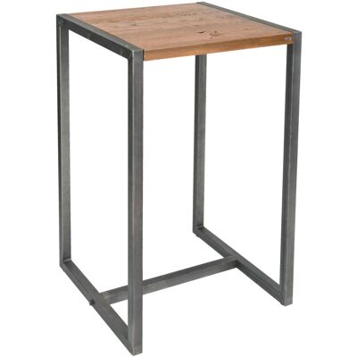 VEGA Stehtisch Torres quadratisch; 70x70x110 cm (LxBxH); Platte eiche antik/braun, Gestell grau; quadratisch VEGA Stehtisch Torres quadratisch; 70x70x110 cm (LxBxH); Platte eiche antik/braun, Gestell grau; quadratisch