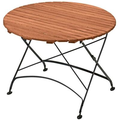 Rondo Gartentisch 'Maja'; 110x73 cm (BxH); natur/schwarz Rondo Gartentisch 'Maja'; 110x73 cm (BxH); natur/schwarz