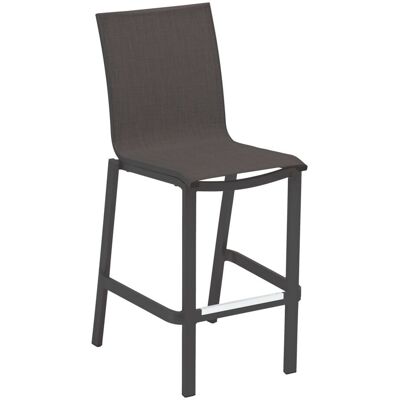 KETTLER Barstuhl RASMUS; 53x63x113 cm (BxTxH); Sitz anthrazit, Gestell anthrazit; 4 Stück / Pack KETTLER Barstuhl RASMUS; 53x63x113 cm (BxTxH); Sitz anthrazit, Gestell anthrazit; 4 Stück / Pack