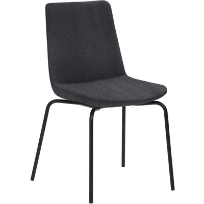 Mayer Sitzmöbel Freischwinger Stuhl Samt Stoff; 48x54x87 cm (BxTxH); Sitz anthrazit, Gestell schwarz Mayer Sitzmöbel Freischwinger Stuhl Samt Stoff; 48x54x87 cm (BxTxH); Sitz anthrazit, Gestell schwarz
