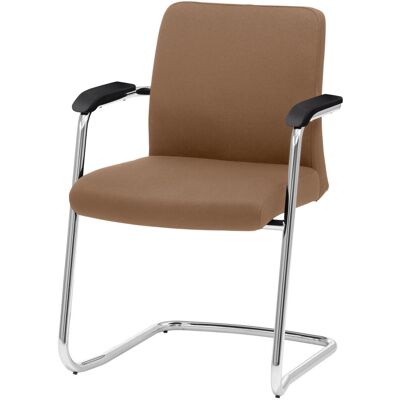 Mayer Sitzmöbel Konferenzstuhl Besucherstuhl Freischwinger; 60.5x58x86 cm (BxTxH); Sitz hellbraun Mayer Sitzmöbel Konferenzstuhl Besucherstuhl Freischwinger; 60.5x58x86 cm (BxTxH); Sitz hellbraun