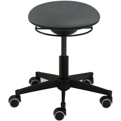 Mayer Sitzmöbel Funktionsdrehhocker 3D; 49x45x49 cm (BxHxT); Sitz graphit, Gestell schwarz Mayer Sitzmöbel Funktionsdrehhocker 3D; 49x45x49 cm (BxHxT); Sitz graphit, Gestell schwarz