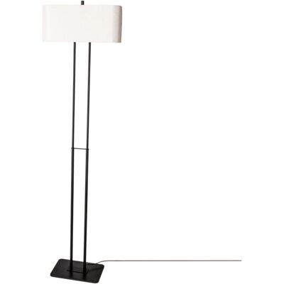 By Rydens Luton Stehleuchte; 40x20x150 cm (LxBxH); weiß; Gestell schwarz By Rydens Luton Stehleuchte; 40x20x150 cm (LxBxH); weiß; Gestell schwarz