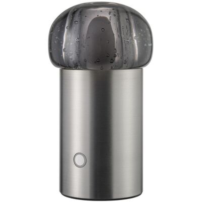 Blomus Iris Wireless LED-Lampe - 18cm Metallic Grau Indoor Outdoor Blomus Iris Wireless LED-Lampe - 18cm Metallic Grau Indoor Outdoor