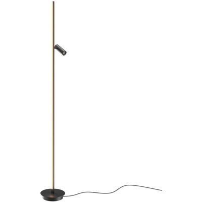 Maytoni Maytoni Stehleuchte Thin Messing, aus Aluminium, LED, 800lm, 3000K; 20x20x155x20 cm (LxBxHxØ); schwarz; Gestell schwarz Maytoni Maytoni Stehleuchte Thin Messing, aus Aluminium, LED, 800lm, 3000K; 20x20x155x20 cm (LxBxHxØ); schwarz; Gestell schwarz