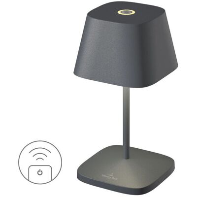 Villeroy & Boch NEAPEL RC - Akku-Tischleuchte; 10x10x20 cm (LxBxH); anthrazit Villeroy & Boch NEAPEL RC - Akku-Tischleuchte; 10x10x20 cm (LxBxH); anthrazit