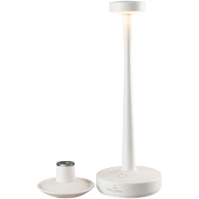 Villeroy & Boch AARHUS - Akku-Tischleuchte; 9.5x30 cm (ØxH); weiß Villeroy & Boch AARHUS - Akku-Tischleuchte; 9.5x30 cm (ØxH); weiß