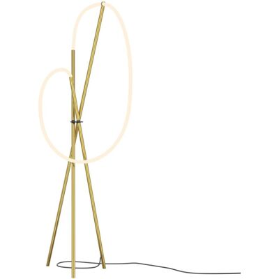 Maytoni Maytoni Stehleuchte Crochet Messing, aus Aluminium, LED, 2500lm, 3000K; 45x45x162 cm (LxBxH); messing; Gestell messing Maytoni Maytoni Stehleuchte Crochet Messing, aus Aluminium, LED, 2500lm, 3000K; 45x45x162 cm (LxBxH); messing; Gestell messing