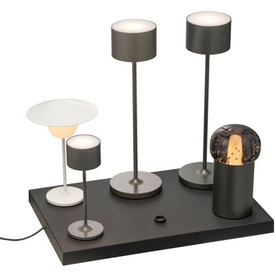 blomus Stationsladung 6 in 1 - Farbe Black; 43.7x28.4x3.7 cm (LxBxH); schwarz blomus Stationsladung 6 in 1 - Farbe Black; 43.7x28.4x3.7 cm (LxBxH); schwarz