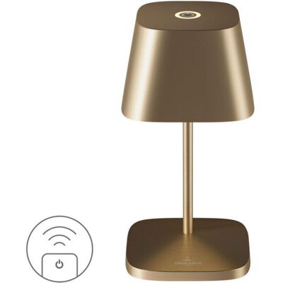 Villeroy & Boch NEAPEL RC - Akku-Tischleuchte; 10x10x20 cm (LxBxH); gold Villeroy & Boch NEAPEL RC - Akku-Tischleuchte; 10x10x20 cm (LxBxH); gold