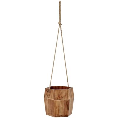 Vega Braune Hängender Holzblumentopf Vega Braune Hängender Holzblumentopf