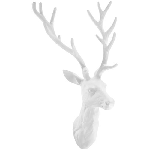 VEGA Hirschkopf Deer; 25.5x61x38 cm (BxHxT); weiß