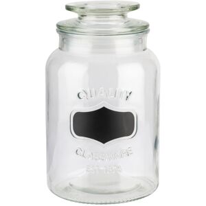 APS Vorratsglas Glas, Polyethylen inklusive Glasdeckel mit Dichtung mit Beschriftungsfeld; 1.2 l, 11.5x11.5x19.5 cm (LxBxH); transparent APS Vorratsglas Glas, Polyethylen inklusive Glasdeckel mit Dichtung mit Beschriftungsfeld; 1.2 l, 11.5x11.5x19.5 cm (LxBxH); transparent