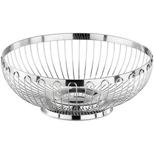 APS Brotkorb; 25.5x25.5x25.5x10 cm (LxBxØxH); silber; rund APS Brotkorb; 25.5x25.5x25.5x10 cm (LxBxØxH); silber; rund