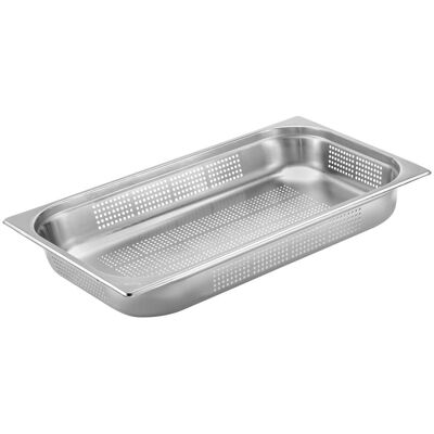 Vega GN 1/1 Lebensmittelbehälter - Durchlöchert, Edelstahl, Silber Vega GN 1/1 Lebensmittelbehälter - Durchlöchert, Edelstahl, Silber