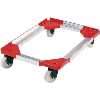Thermo Future Box Carrello - 70x50x17 cm - Rot/Silber Nutzwagen Thermo Future Box Carrello - 70x50x17 cm - Rot/Silber Nutzwagen