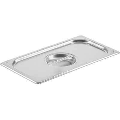 VEGA GN-Deckel 1/3 Premium ohne Aussparung; GN 1/3; silber; rechteckig VEGA GN-Deckel 1/3 Premium ohne Aussparung; GN 1/3; silber; rechteckig