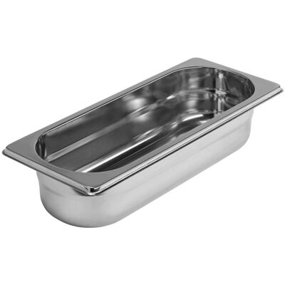 Vega Edelstahl Gastronorm 2/8 Behälter - 1,7L - Silber Vega Edelstahl Gastronorm 2/8 Behälter - 1,7L - Silber